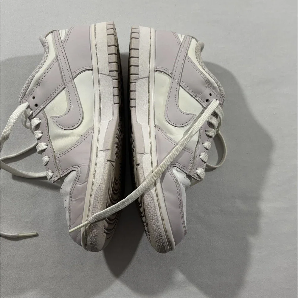 Nike Womens Dunk Low DD1503-116 Purple White Lace Sneakers Venice Shoes Sz 6.5
